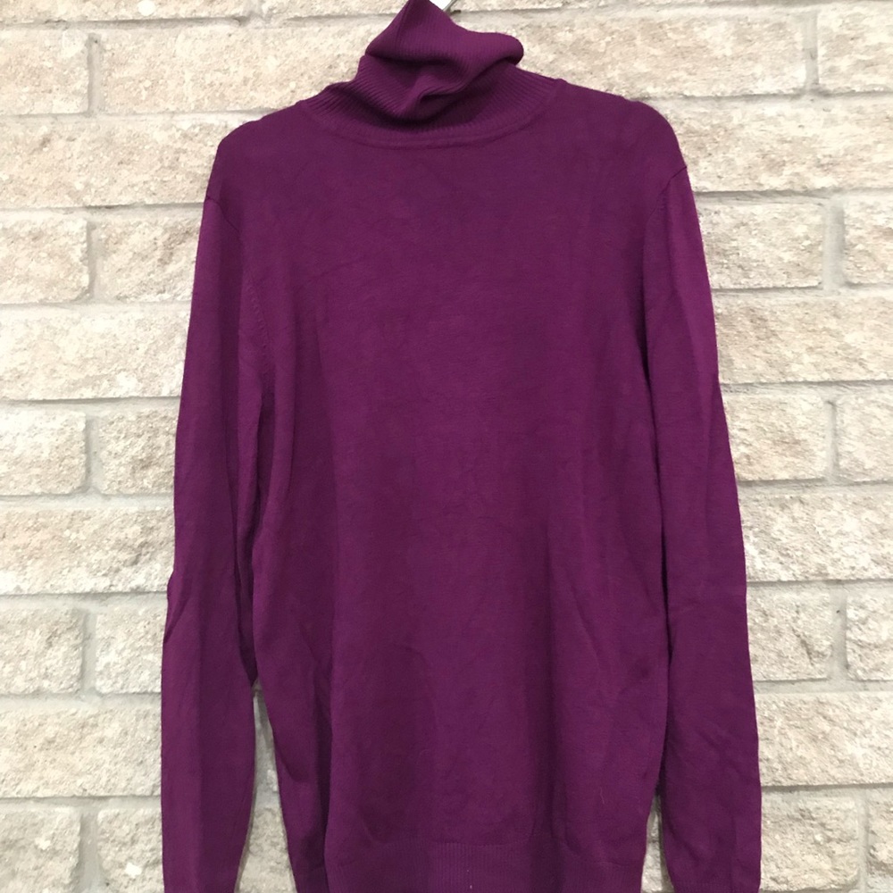 Purple Turtle Neck Sweater